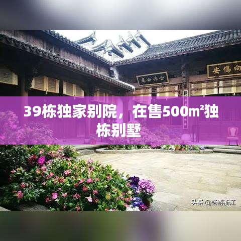 39棟獨(dú)家別院，在售500㎡獨(dú)棟別墅