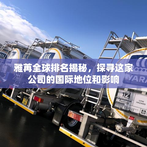 雅苒全球排名揭秘，探尋這家公司的國際地位和影響
