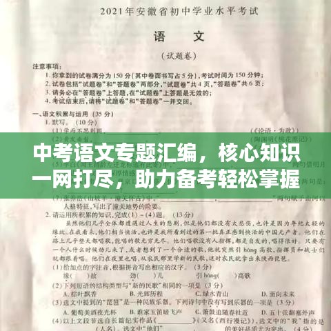 中考語文專題匯編，核心知識一網(wǎng)打盡，助力備考輕松掌握
