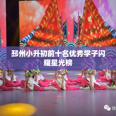邳州小升初前十名優(yōu)秀學(xué)子閃耀星光榜