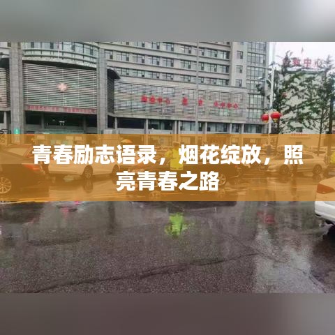 青春勵志語錄，煙花綻放，照亮青春之路