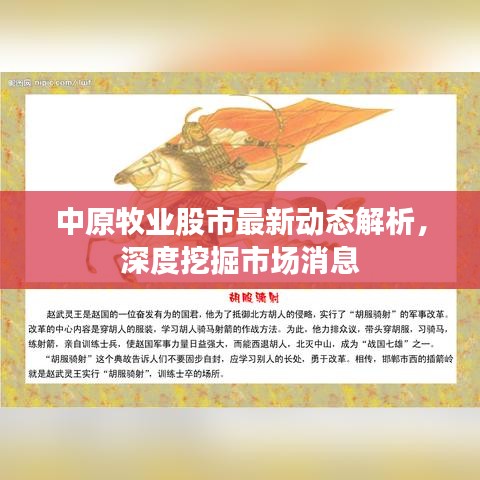 中原牧業(yè)股市最新動(dòng)態(tài)解析，深度挖掘市場消息