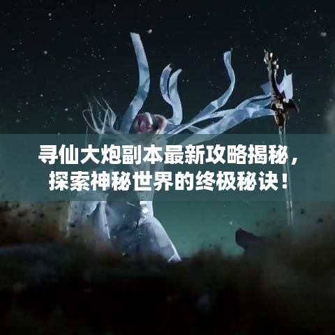尋仙大炮副本最新攻略揭秘，探索神秘世界的終極秘訣！