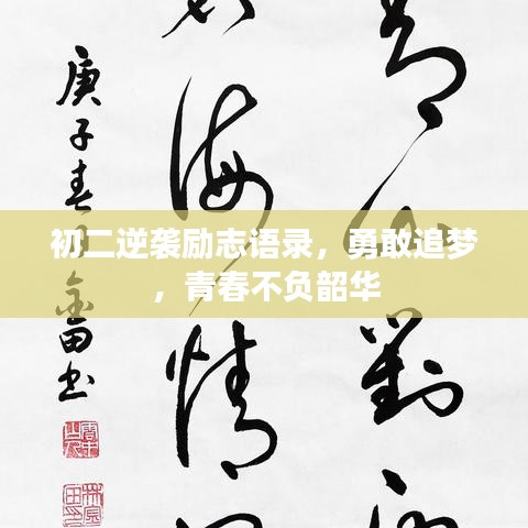 初二逆襲勵(lì)志語(yǔ)錄，勇敢追夢(mèng)，青春不負(fù)韶華