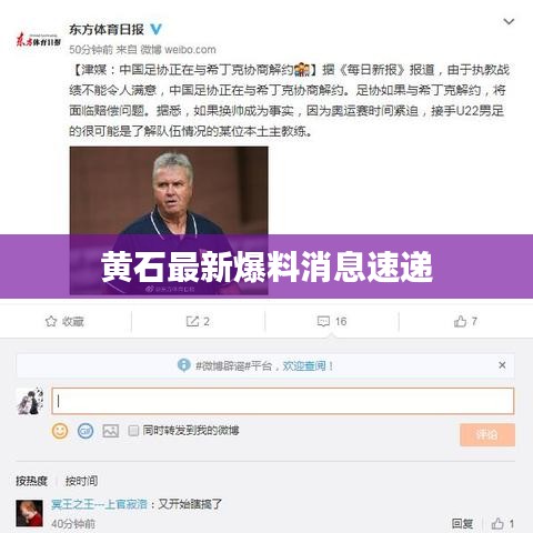 黃石最新爆料消息速遞