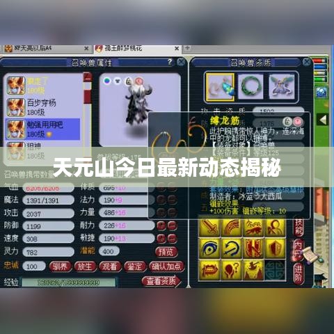 天元山今日最新動態(tài)揭秘