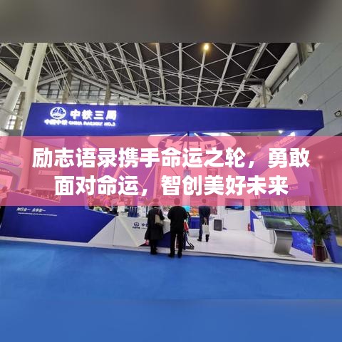 勵(lì)志語錄攜手命運(yùn)之輪，勇敢面對命運(yùn)，智創(chuàng)美好未來